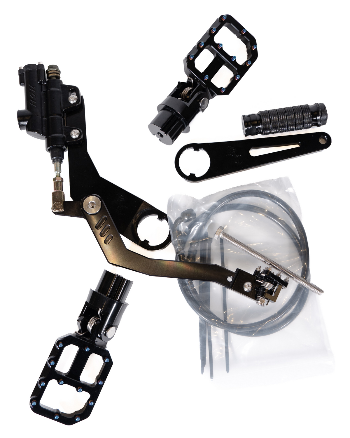 V2 E-Bike Peg Kit Bundle – Pegs, Shift Lock & Foot Brake