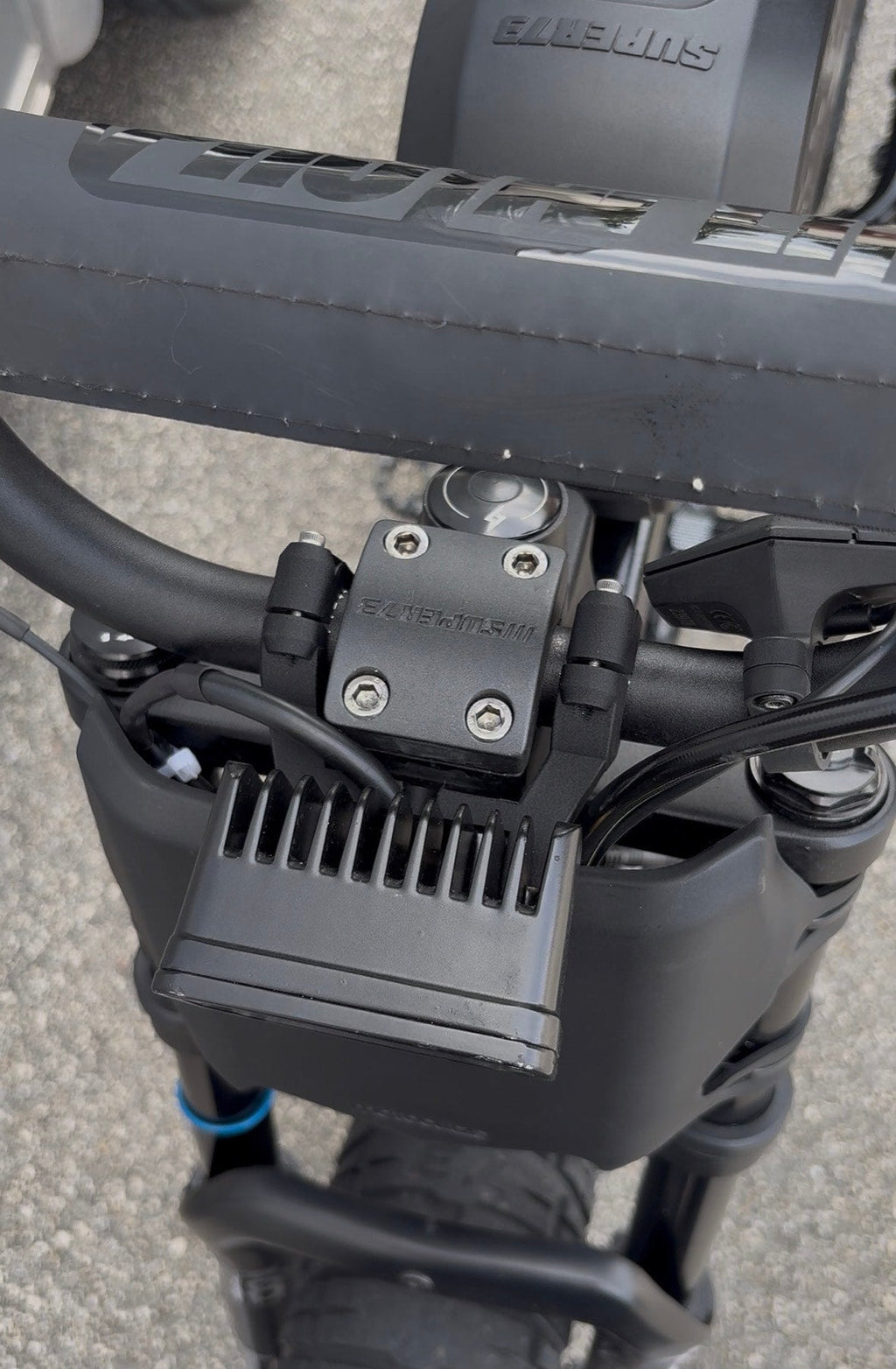 Wide style light mount (7/8 bars)(Super73, Ridstar, Macfox, etc.)